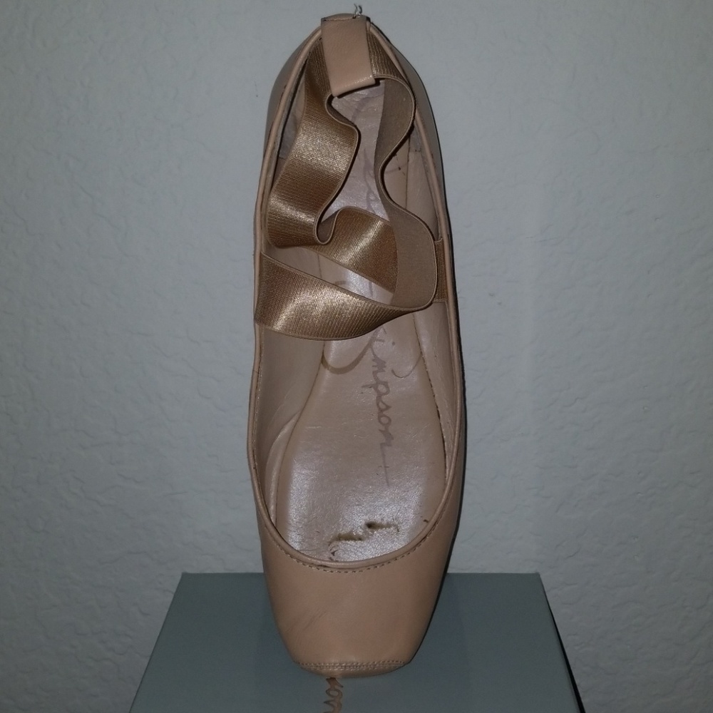 Jessica Simpson Mandalaye ballet flats leather 7.5